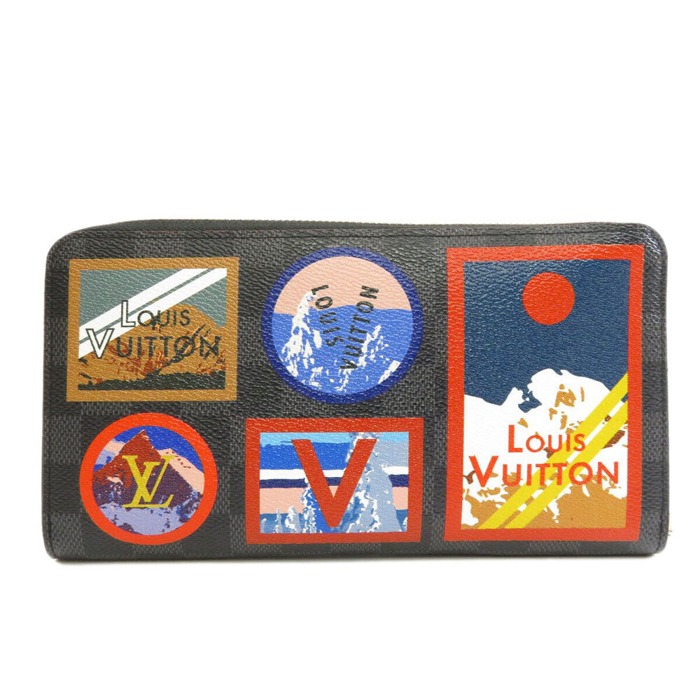 Louis Vuitton Damier NM Wallet Organizer Long Zippy Canvas Brown